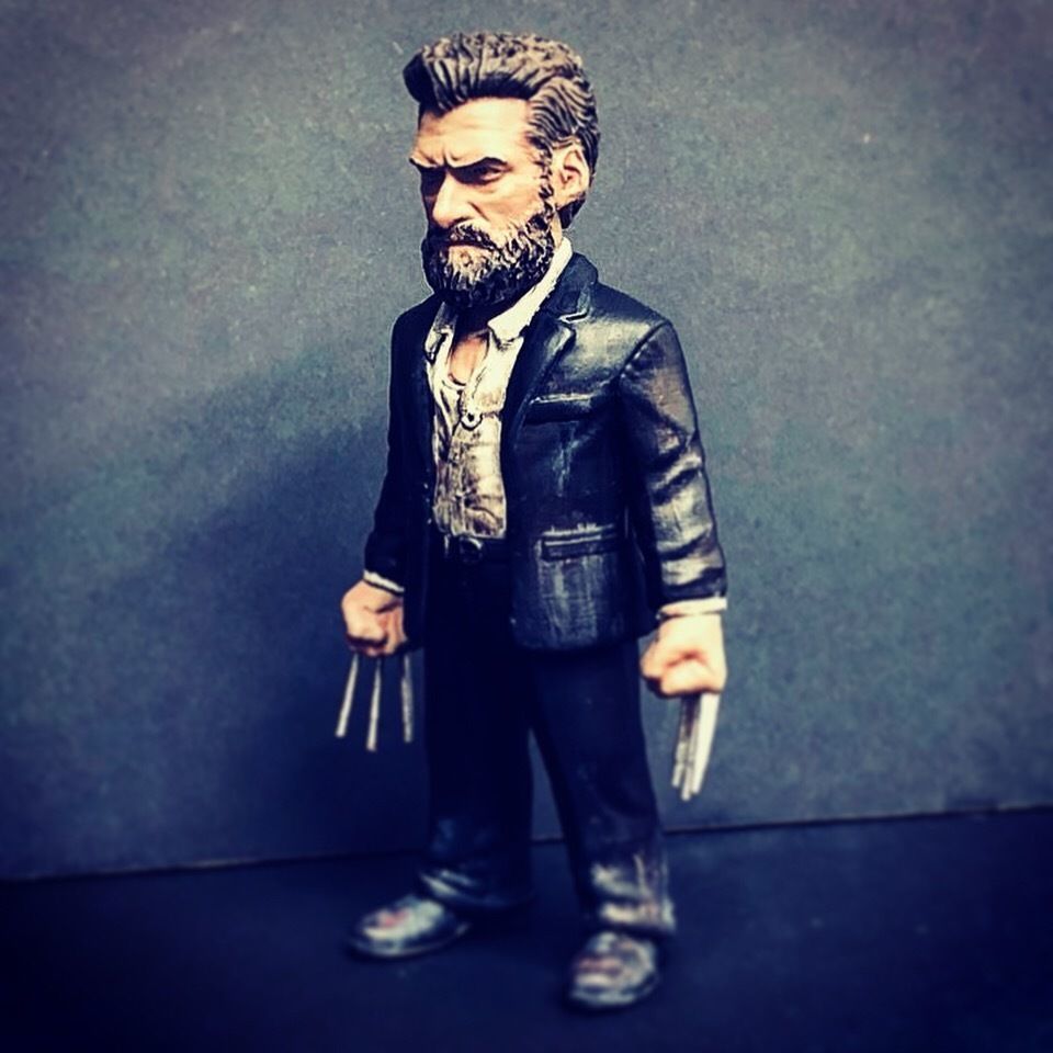 LOGAN 3D print model wolverine action figure in hand 3D print model_11