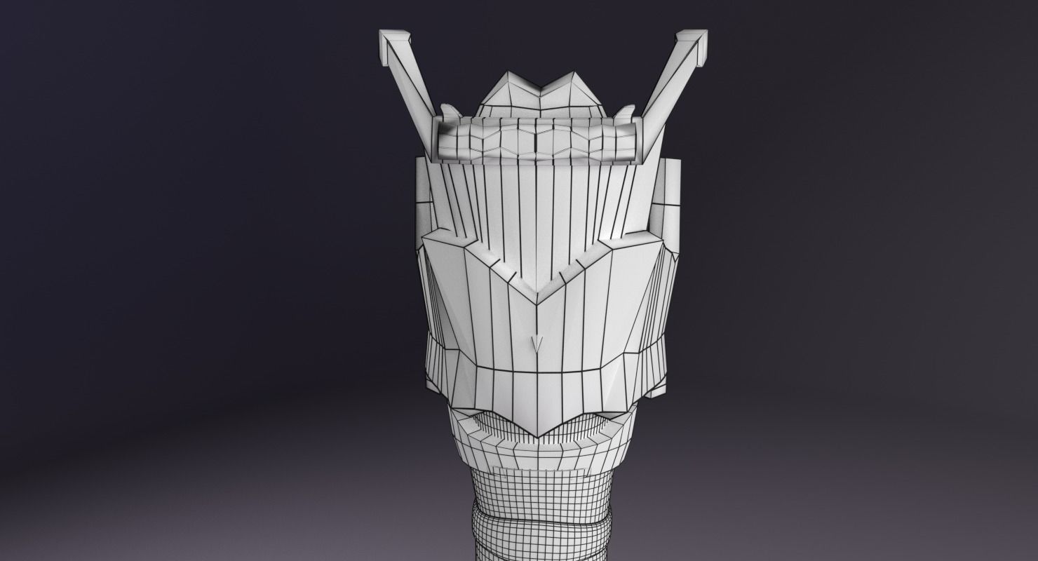 Larynx and trachea 3D model_22