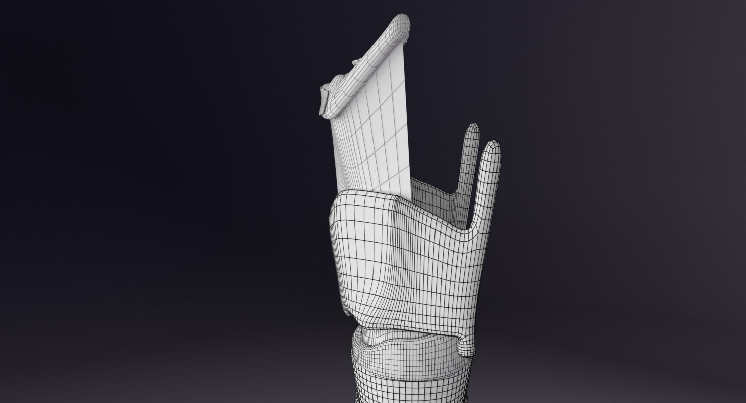 Larynx and trachea 3D model_27