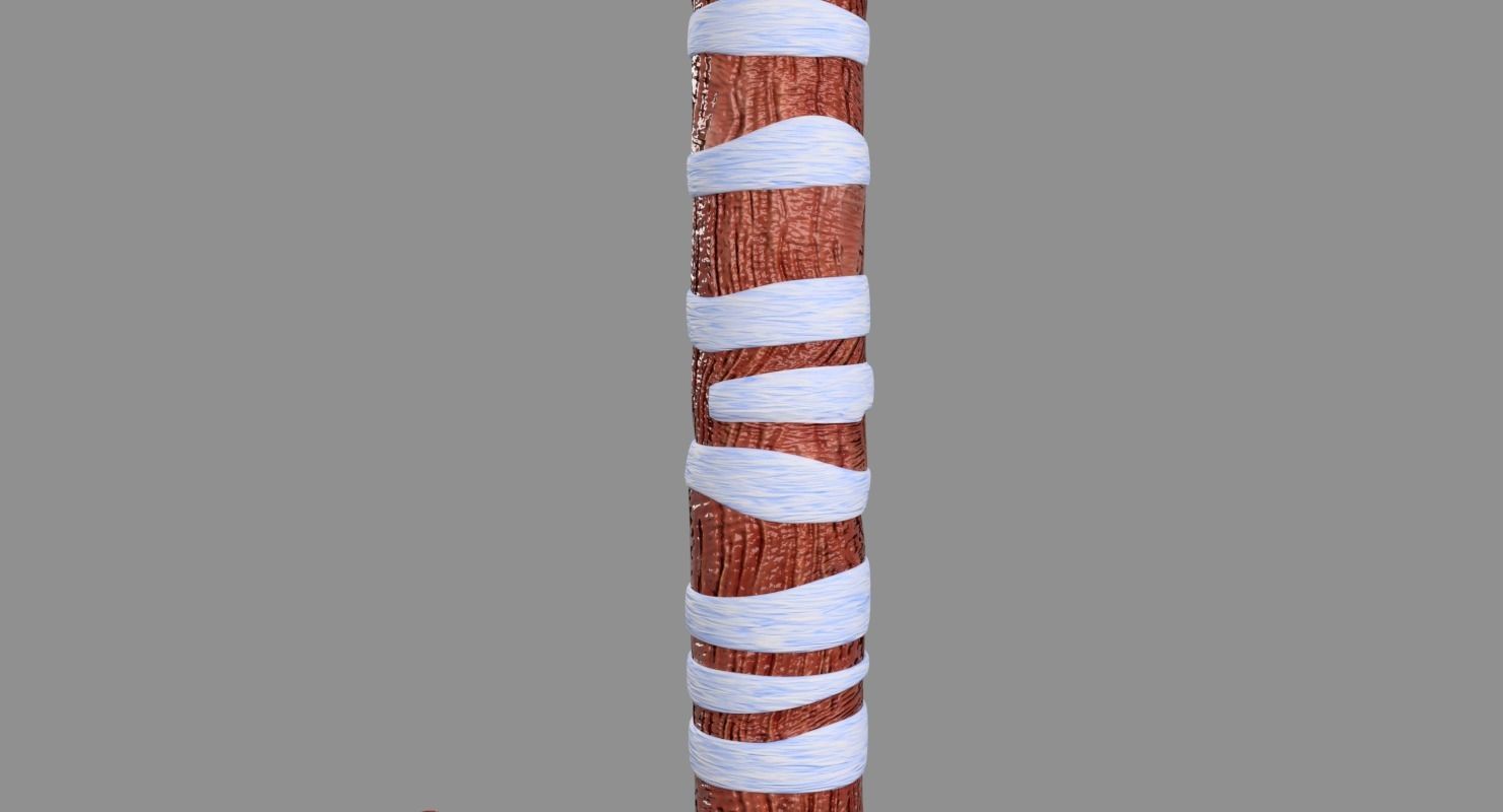 Larynx and trachea 3D model_7
