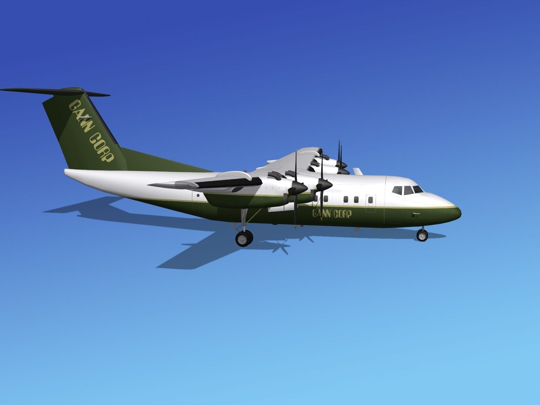 Dehavilland DHC-7 Gann Corp 3D model_3