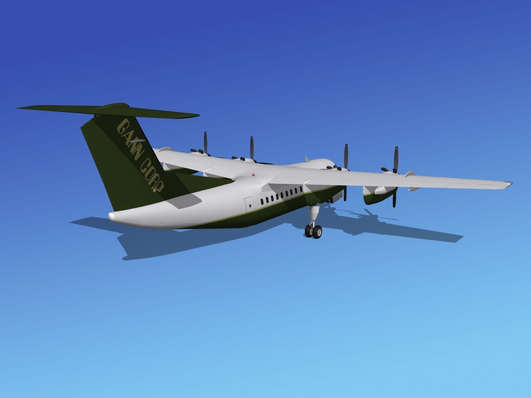 Dehavilland DHC-7 Gann Corp 3D model_5