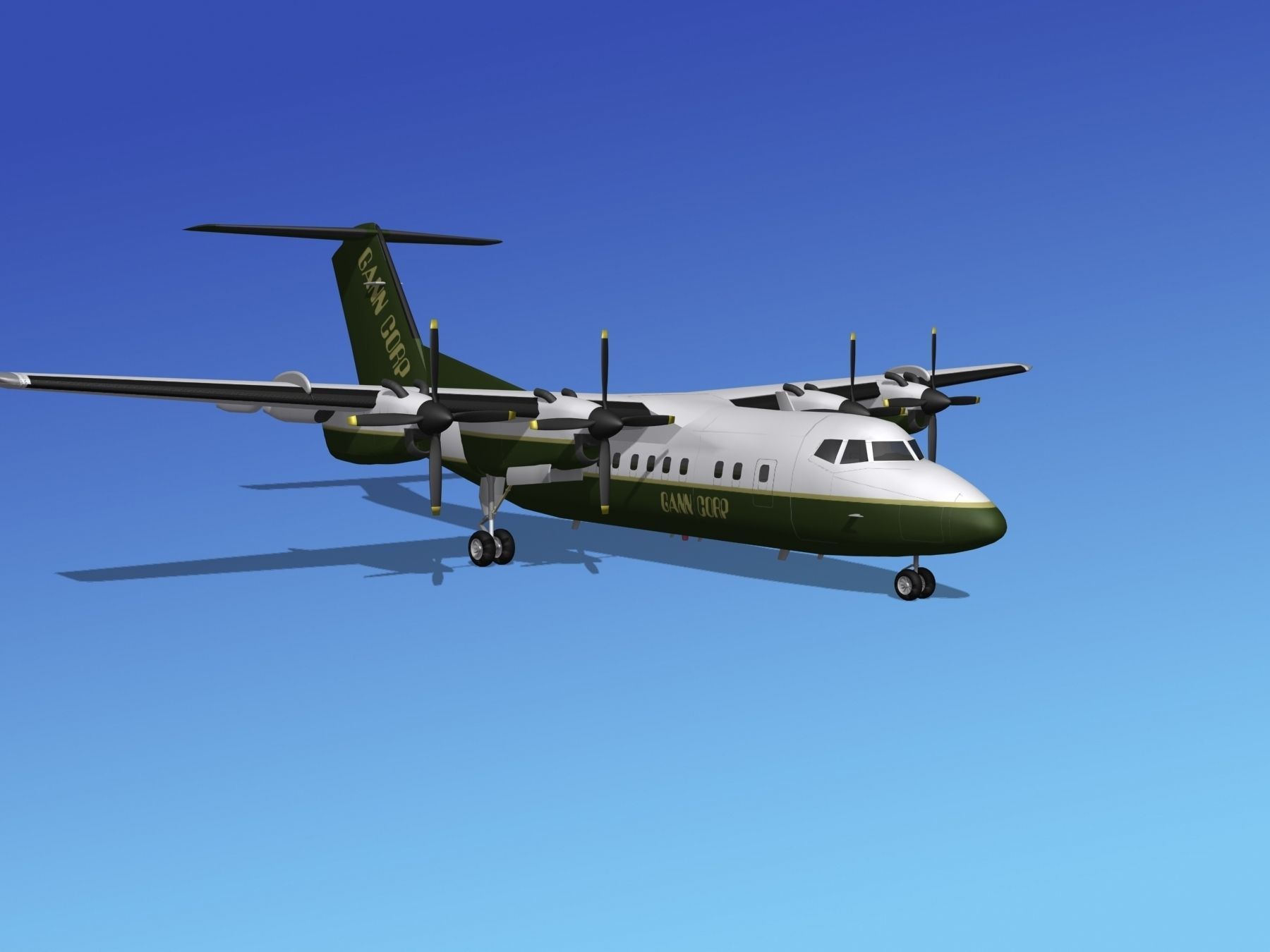 Dehavilland DHC-7 Gann Corp 3D model_2