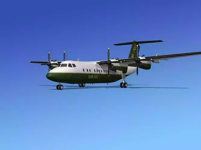 Dehavilland DHC-7 Gann Corp 3D model
