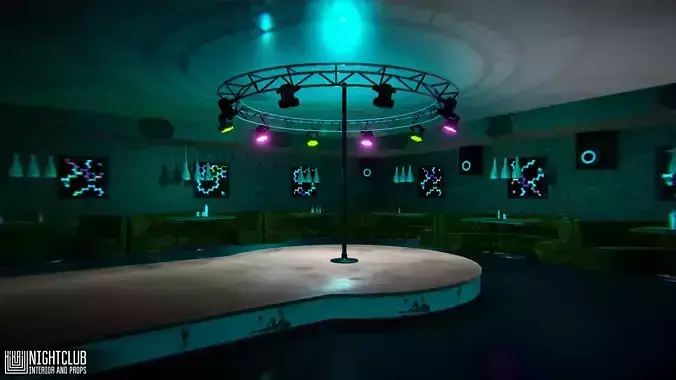 Nightclub - interior and props