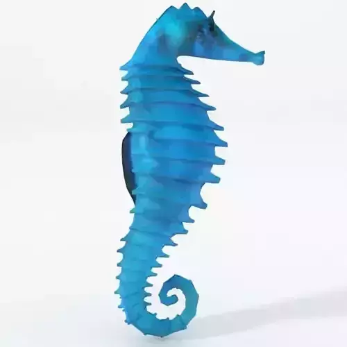 Seahorse Low-poly 3D model Seahorse Low-poly 3D model