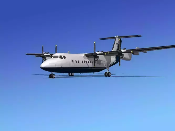 Dehavilland DHC-7 Island Tours 3D model