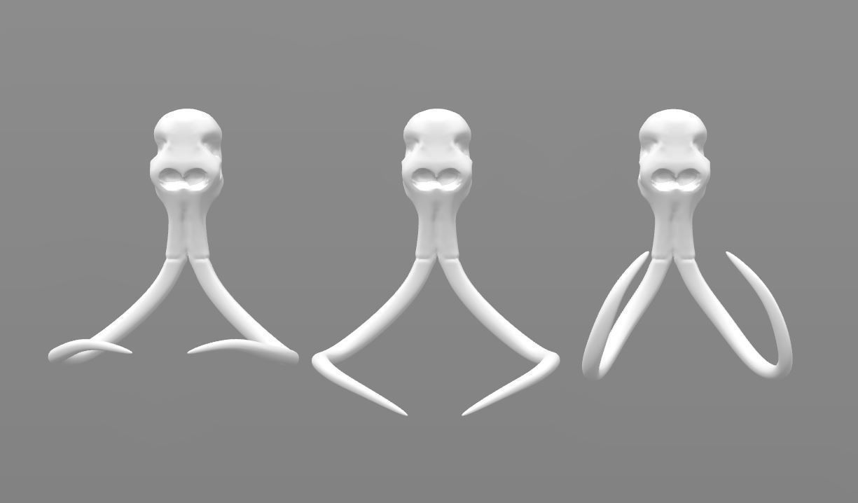 Mammoth Skull and Ring Free 3D print model_5