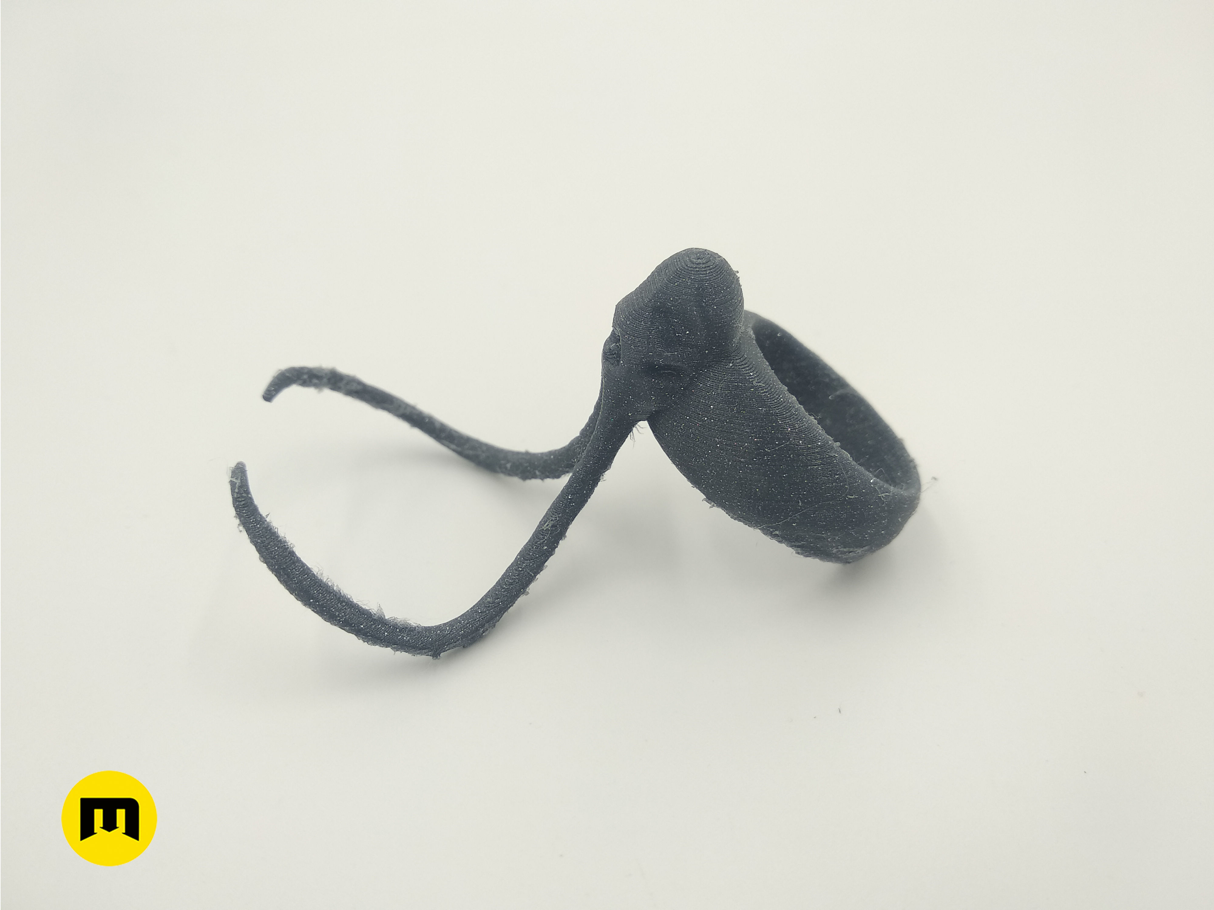 Mammoth Skull and Ring Free 3D print model_20