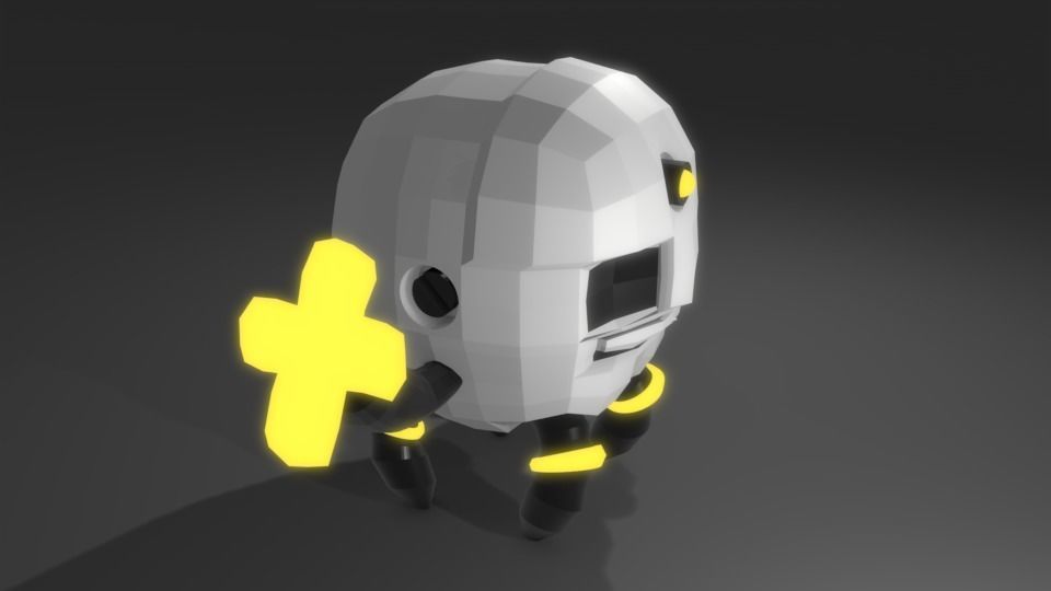 Scifi Robot GR01 3D Model Low-poly 3D model_18