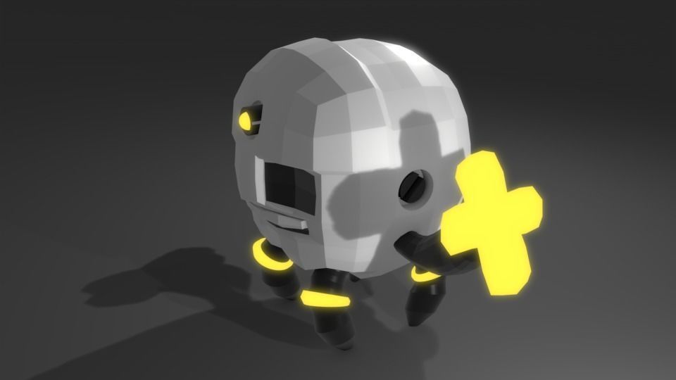 Scifi Robot GR01 3D Model Low-poly 3D model_26