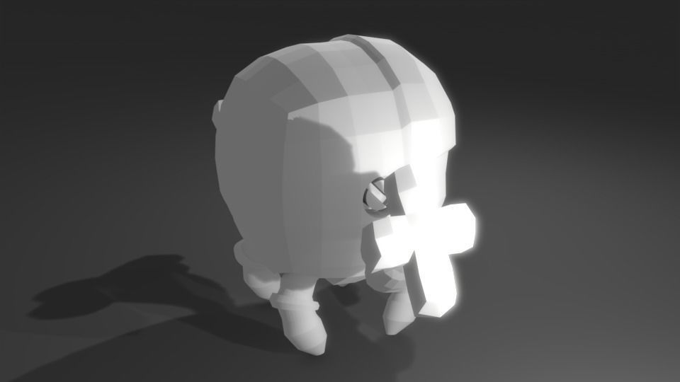 Scifi Robot GR01 3D Model Low-poly 3D model_14