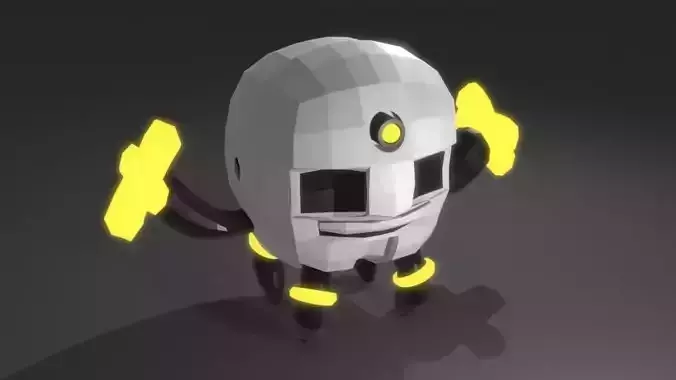 Scifi Robot GR01 3D Model