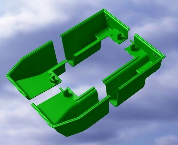 RC Bait boat for carpfishing 3D print model_27