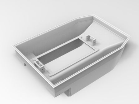 RC Bait boat for carpfishing 3D print model_8