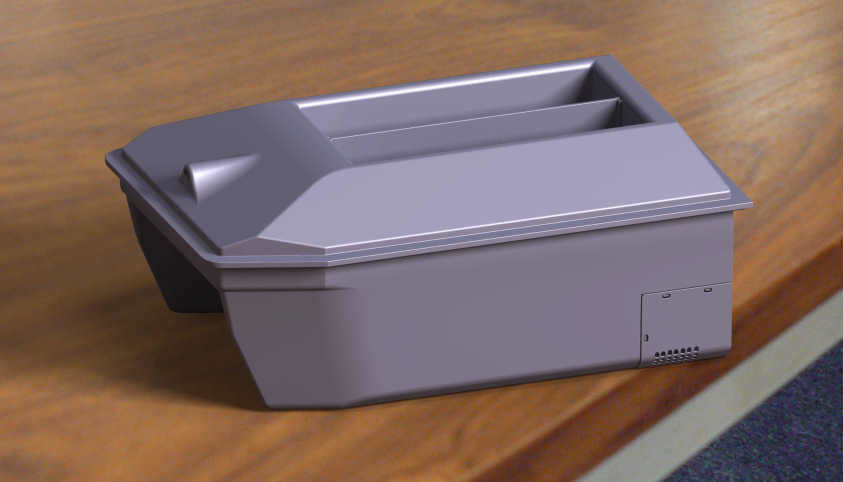 RC Bait boat for carpfishing 3D print model_1