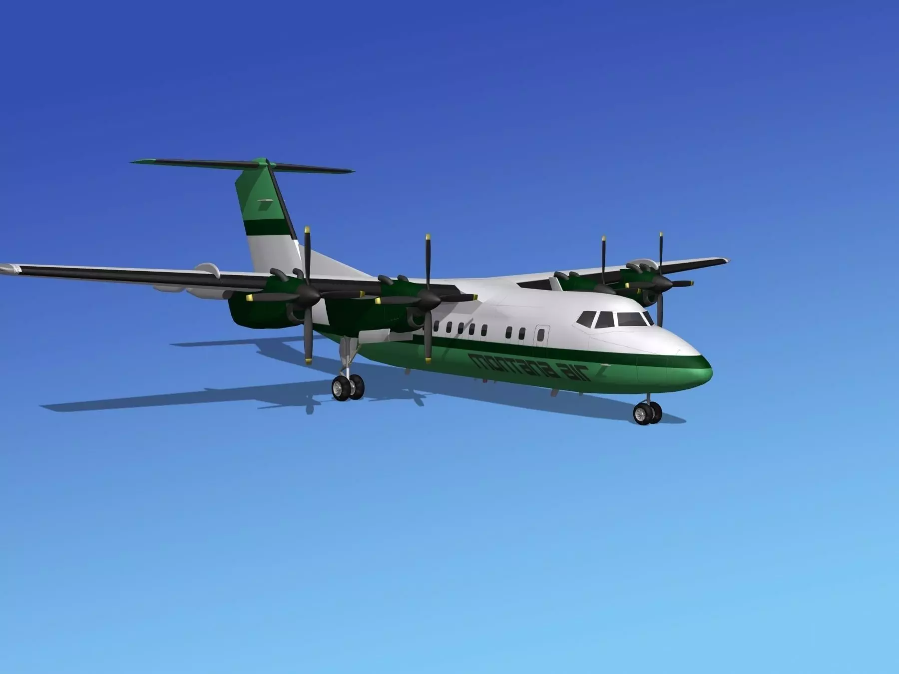Dehavilland DHC-7 Montana Air 3D model_0