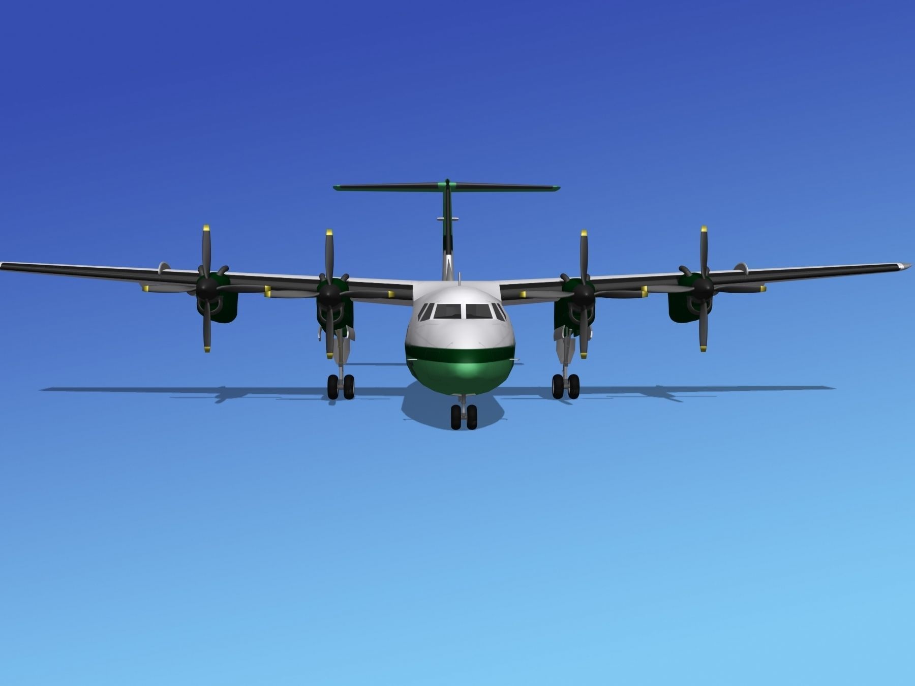 Dehavilland DHC-7 Montana Air 3D model_2