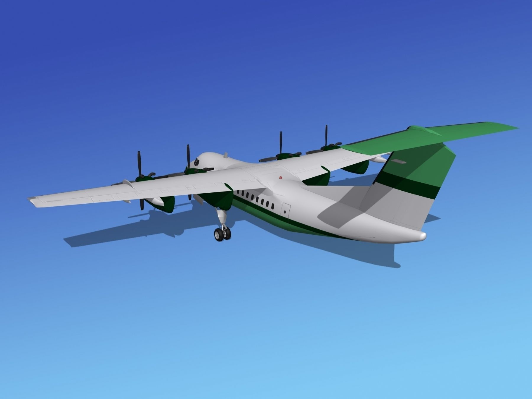 Dehavilland DHC-7 Montana Air 3D model_7
