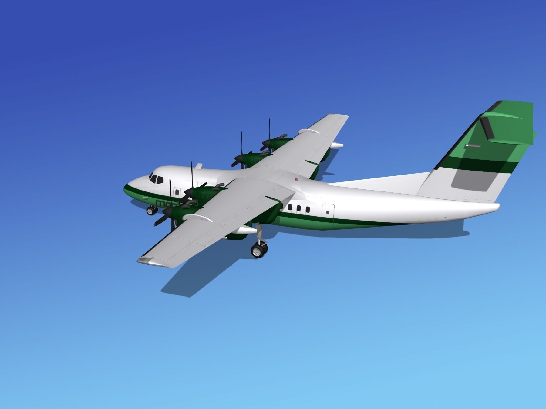 Dehavilland DHC-7 Montana Air 3D model_8