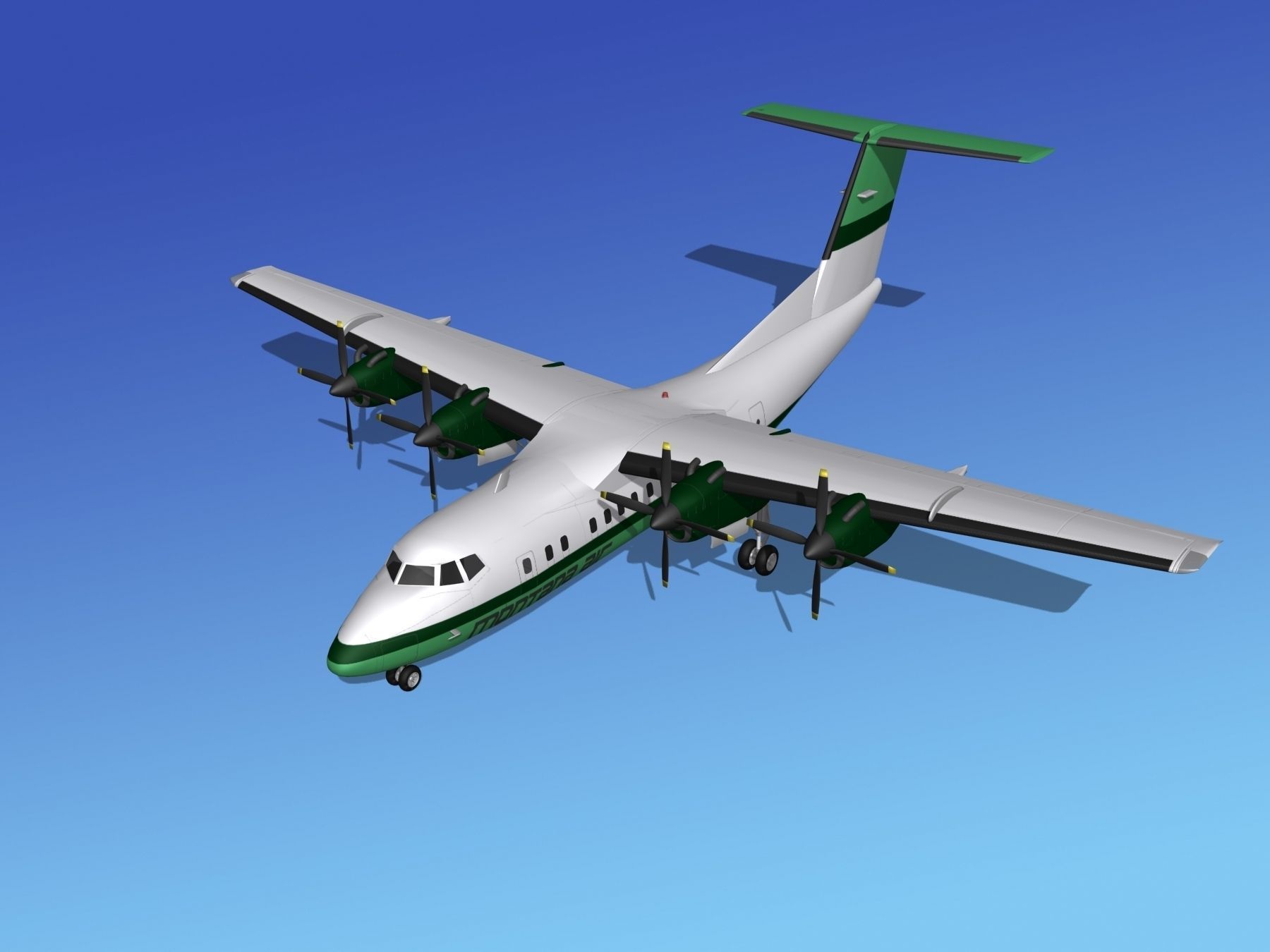 Dehavilland DHC-7 Montana Air 3D model_10