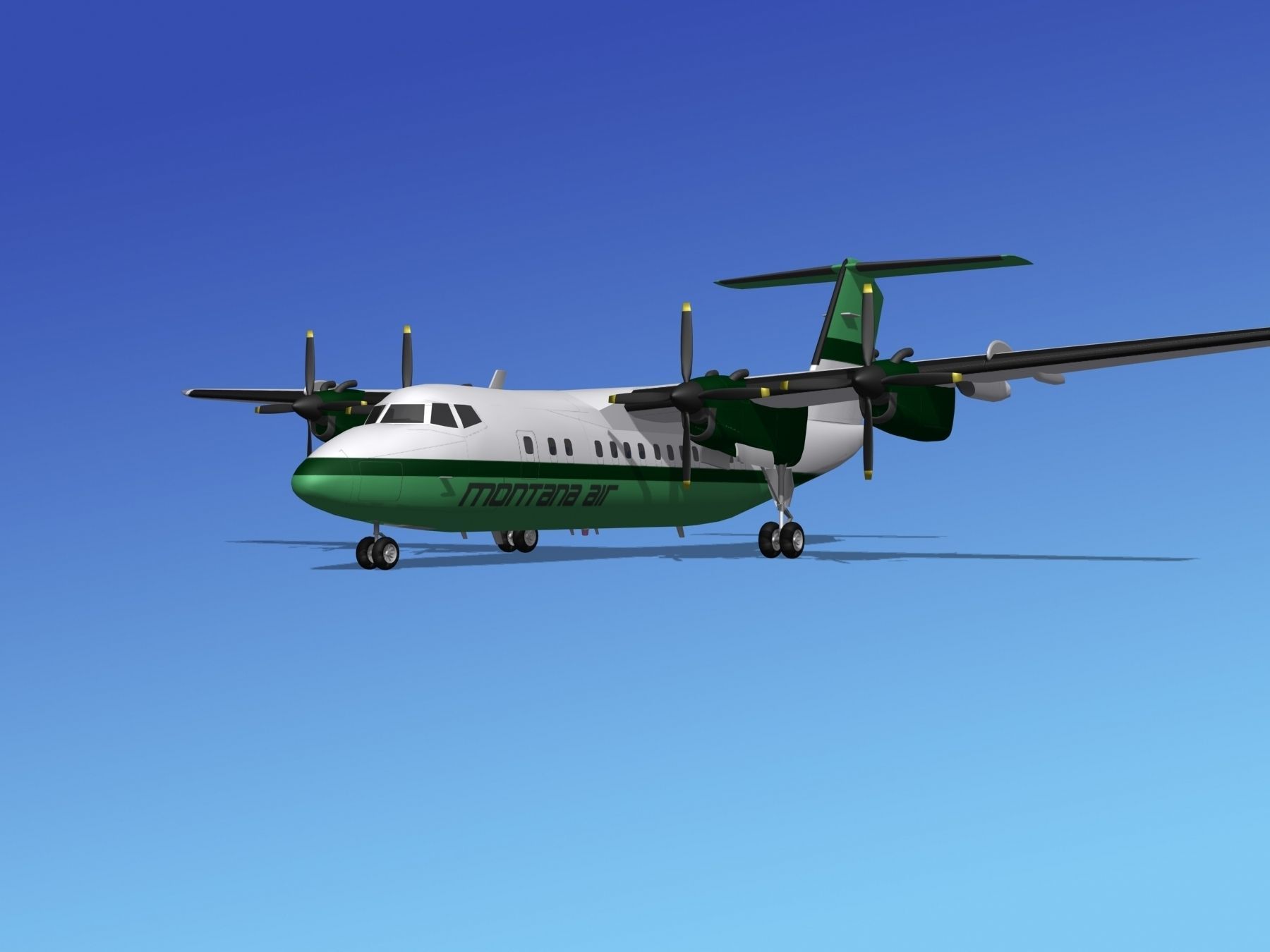 Dehavilland DHC-7 Montana Air 3D model_1