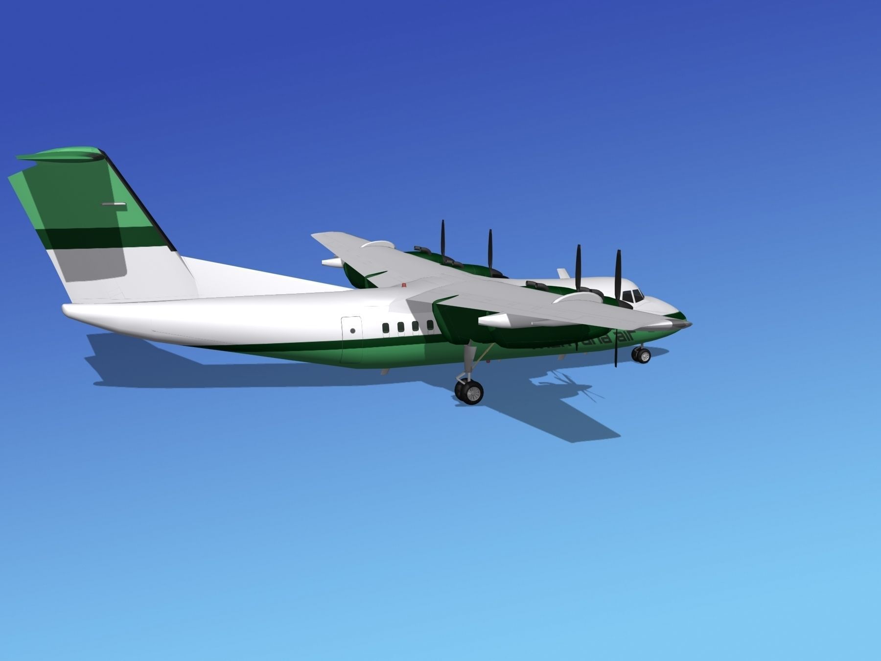 Dehavilland DHC-7 Montana Air 3D model_4