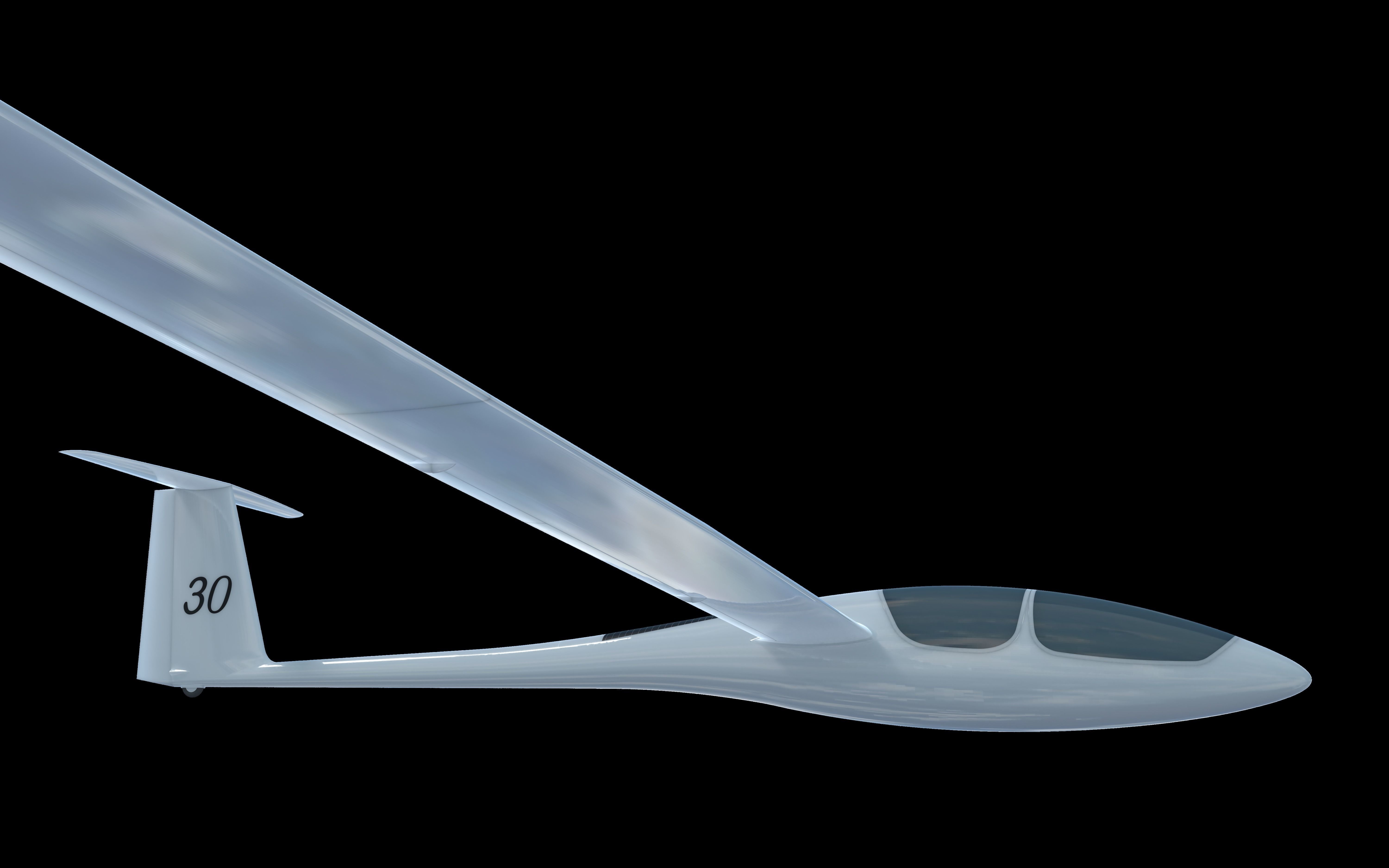 ASH30Mi Glider 3D model_6