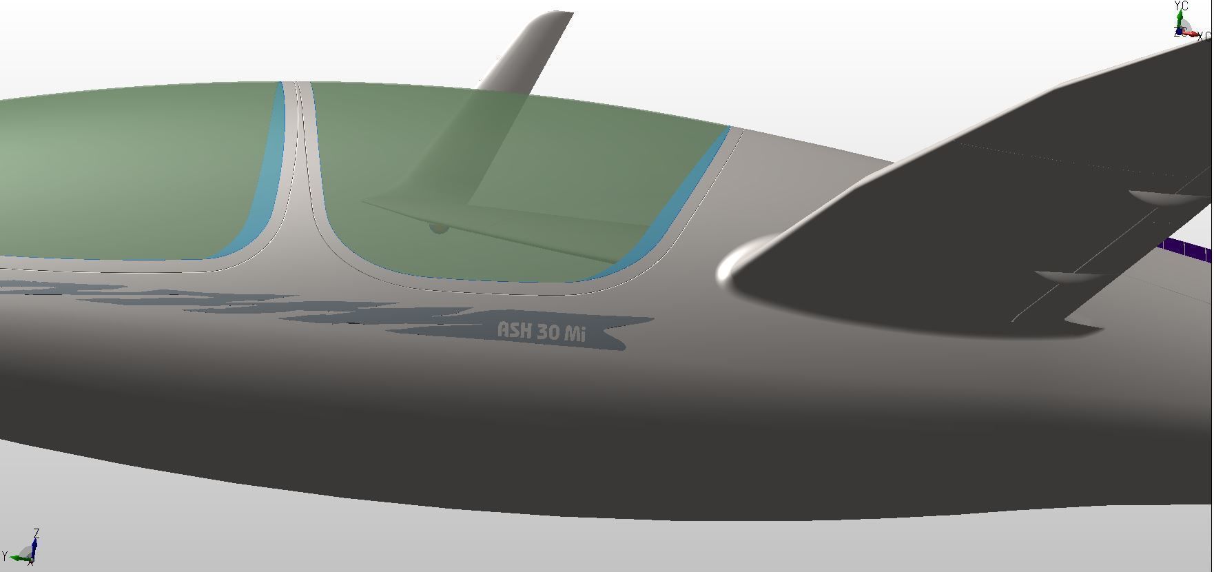 ASH30Mi Glider 3D model_15