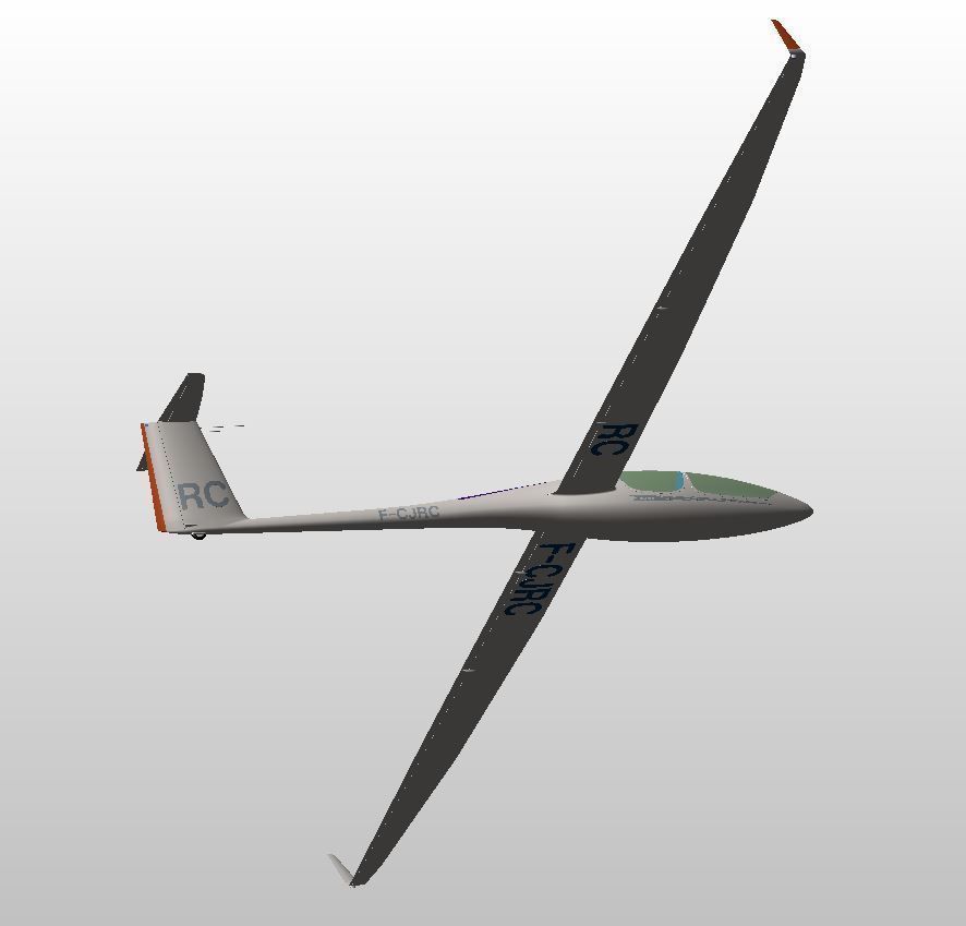 ASH30Mi Glider 3D model_17