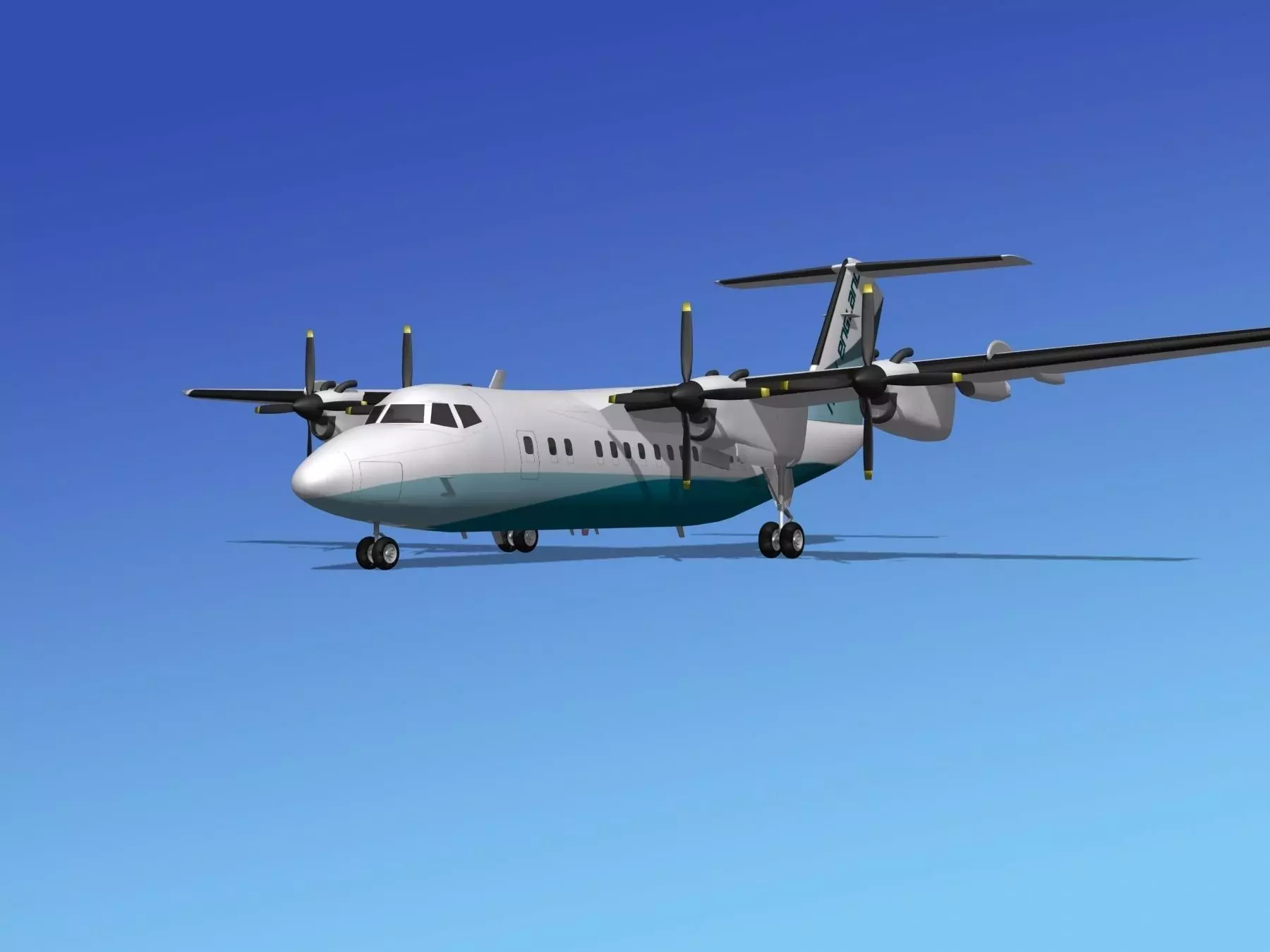 Dehavilland DHC-7 New England Regional 3D model_0