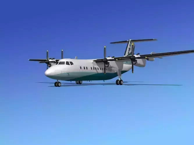 Dehavilland DHC-7 New England Regional 3D model