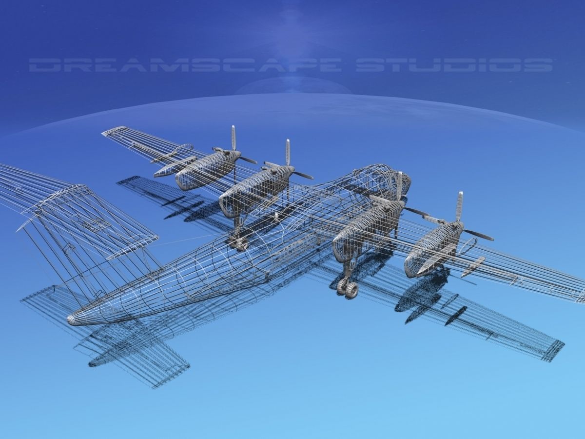 Dehavilland DHC-7 New England Regional 3D model_12