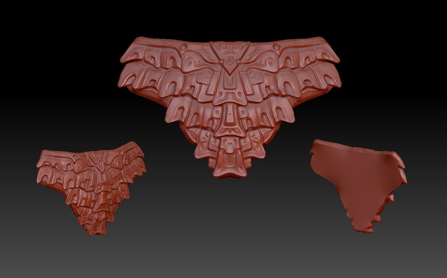 predator 2 inspired lower armour 3D print model_6