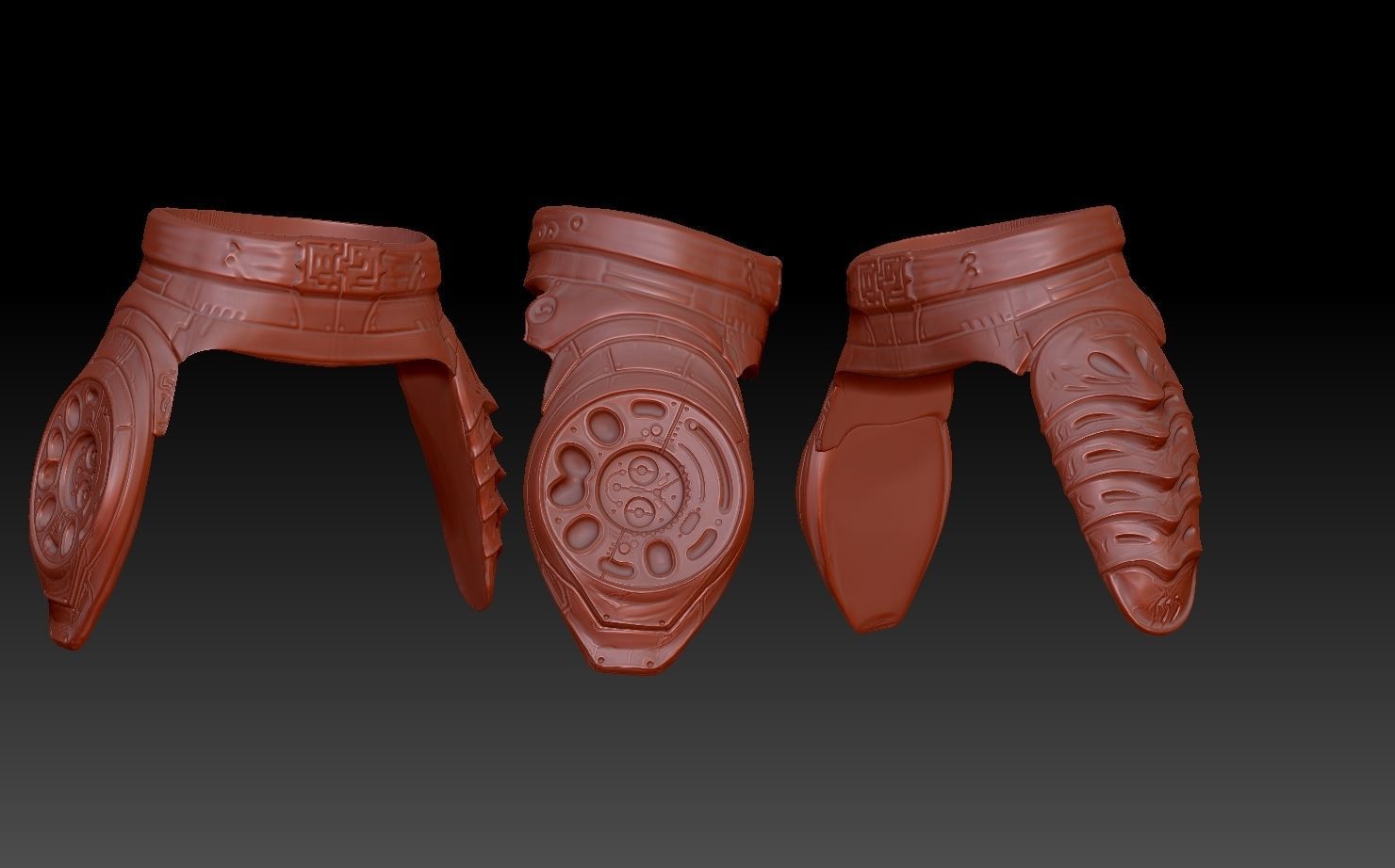 predator 2 inspired lower armour 3D print model_5