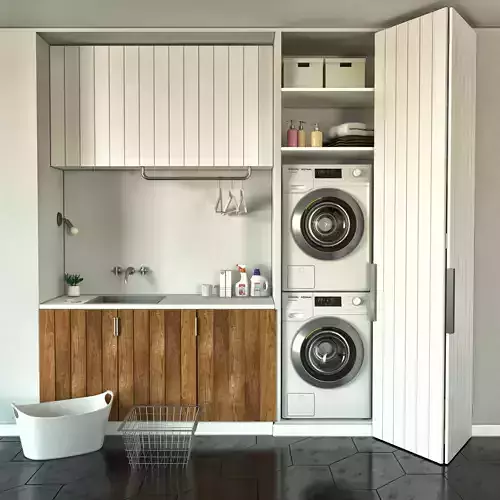 laundromat laundry room 3D model