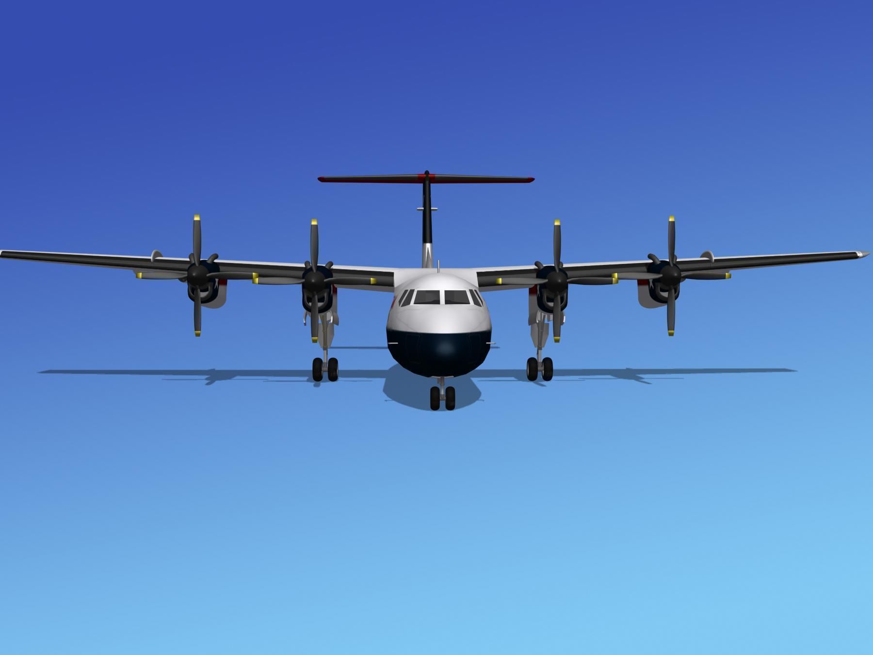 Dehavilland DHC-7 Texasair 3D model_1
