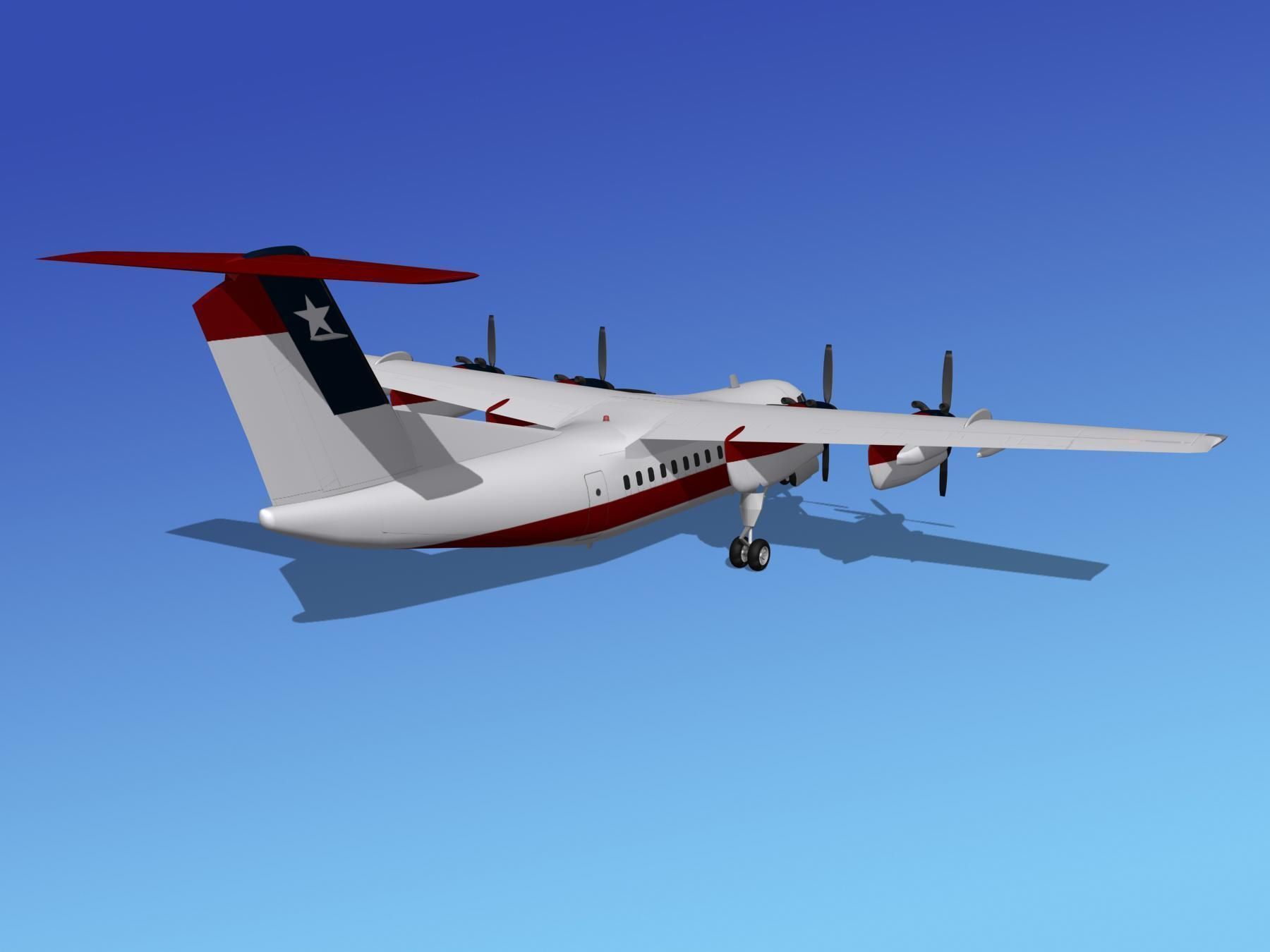 Dehavilland DHC-7 Texasair 3D model_5