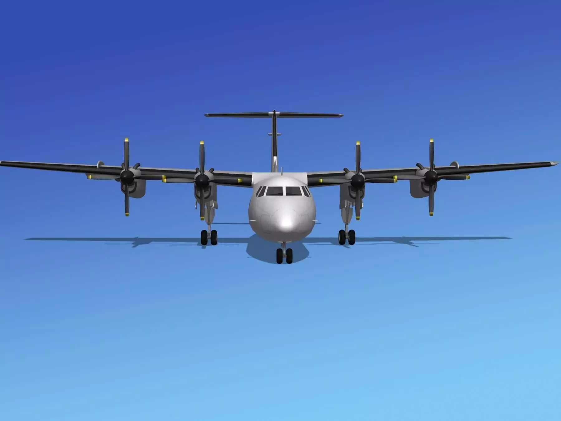 Dehavilland DHC-7 Unmarked 1 3D model_0