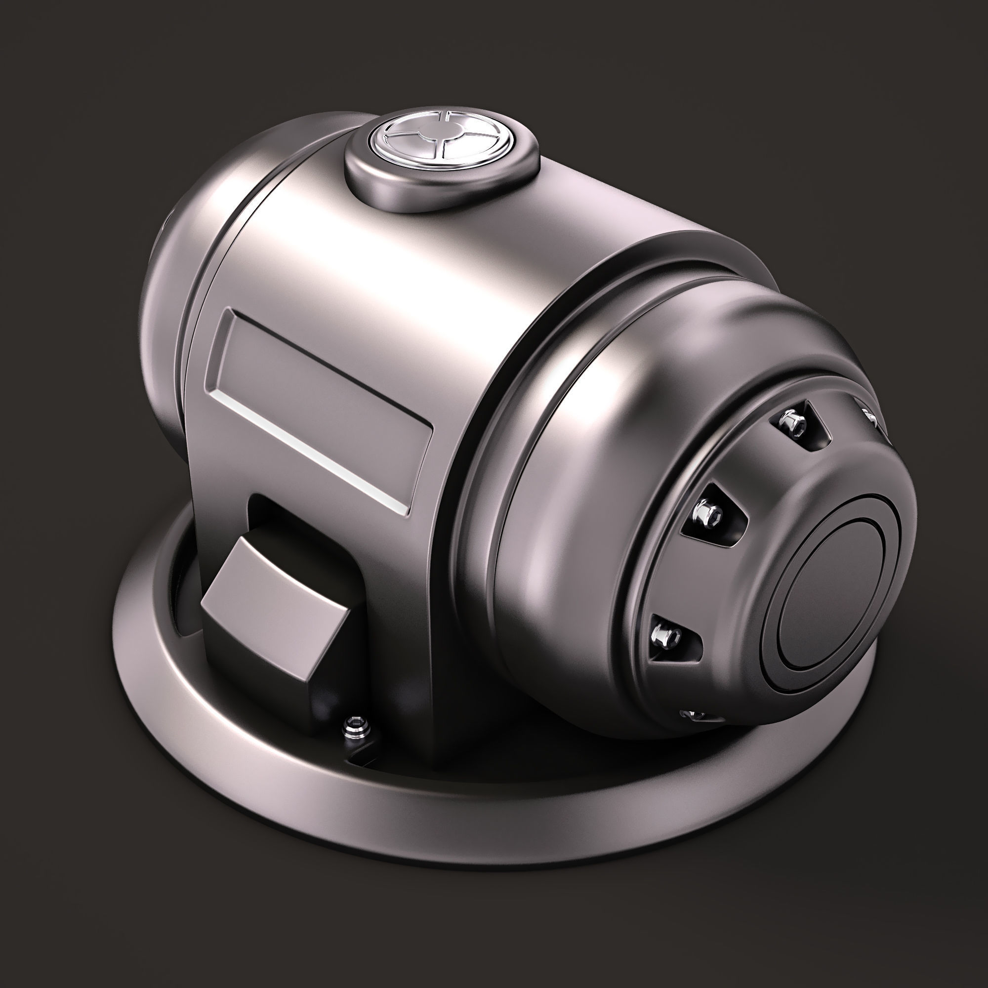 Sci Fi KitBash 02 3D model_10