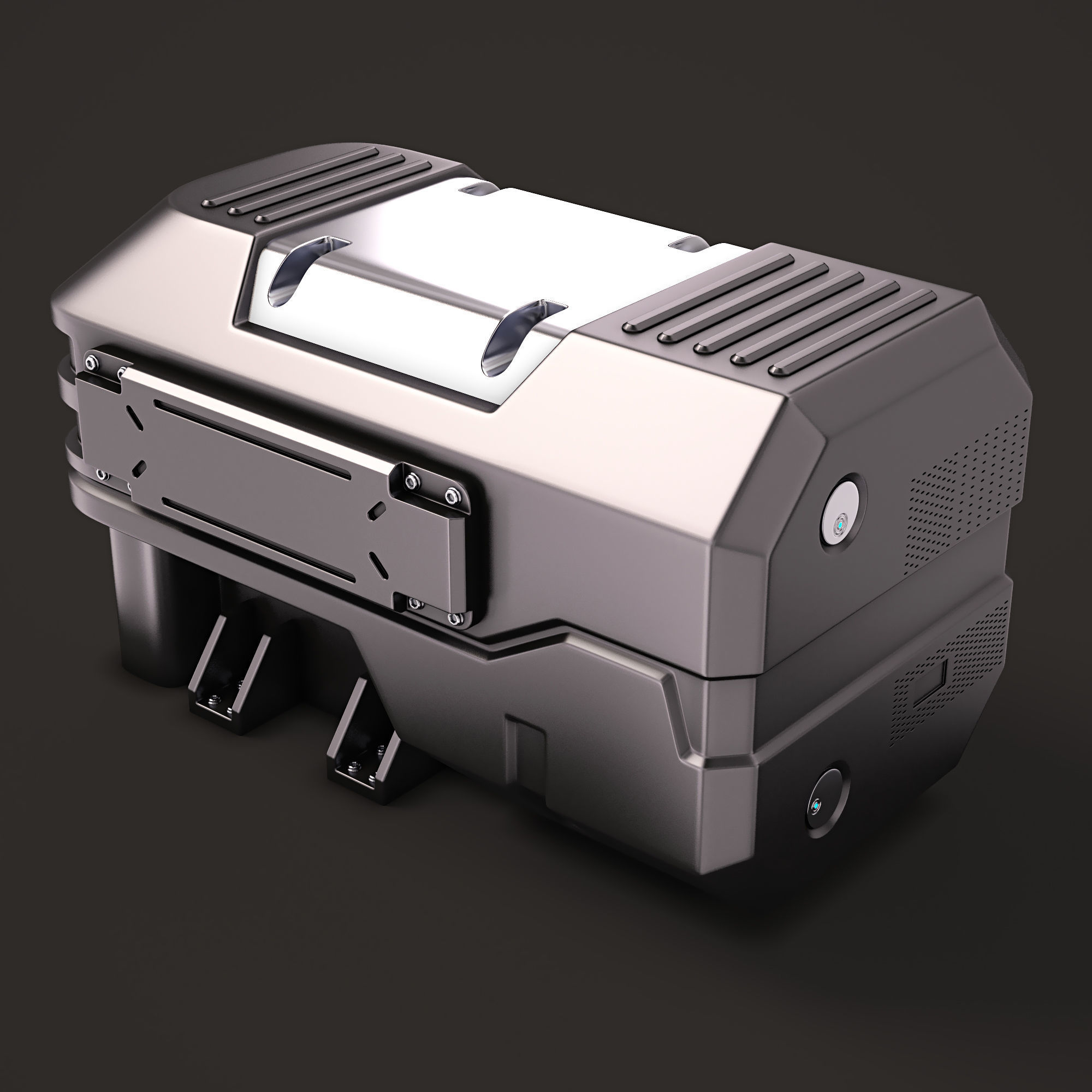 Sci Fi KitBash 02 3D model_12