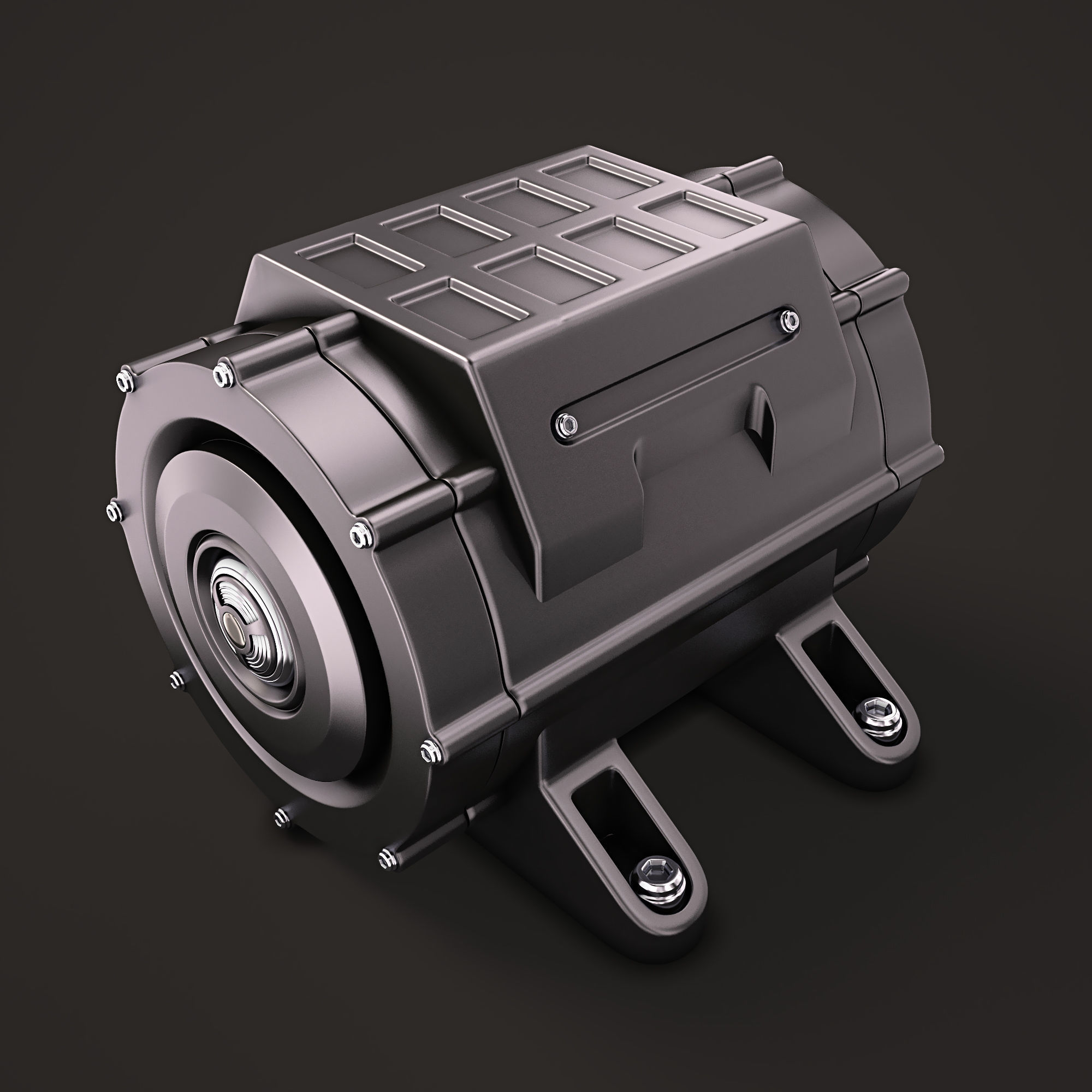 Sci Fi KitBash 02 3D model_6