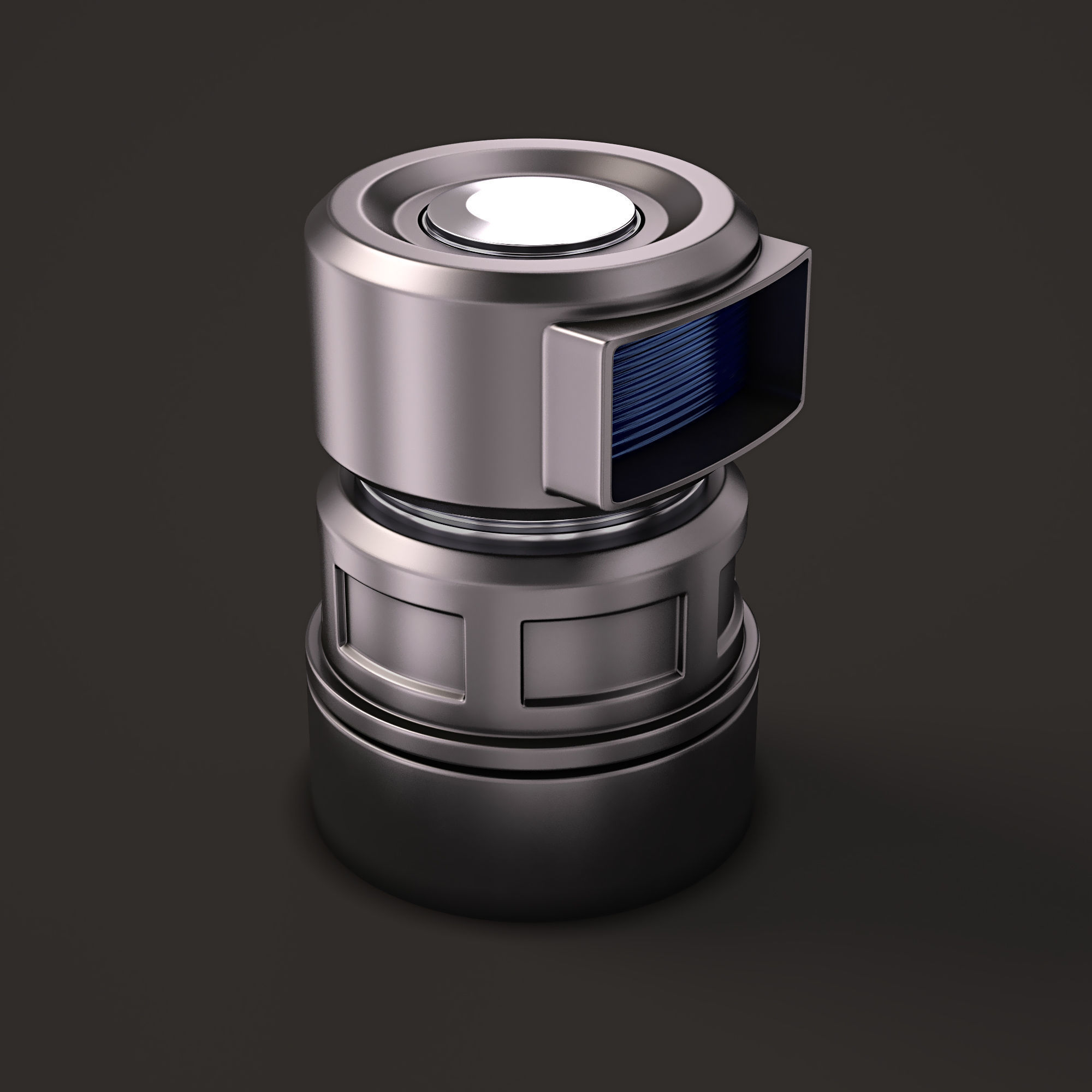 Sci Fi KitBash 02 3D model_11