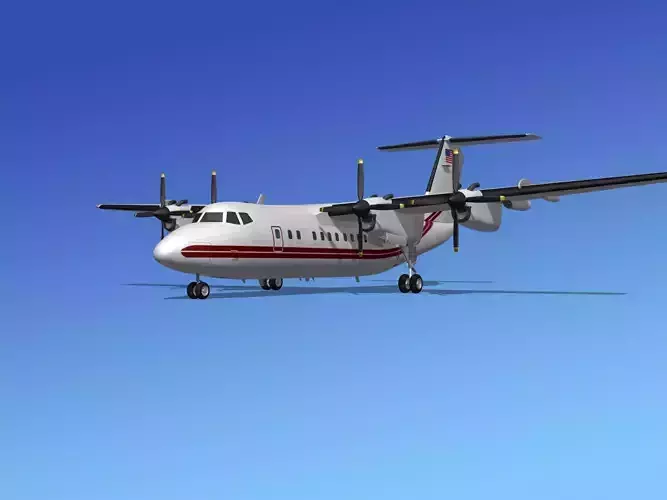 Dehavilland DHC-7 US Government 1 3D model