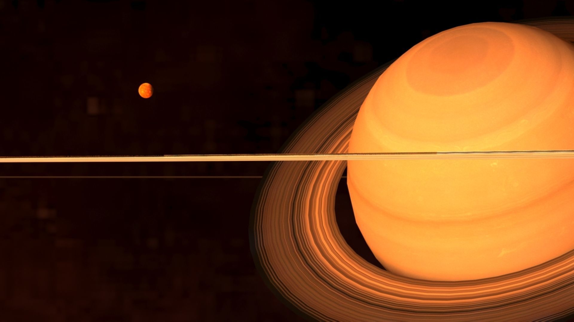 Solar System Scifi LowPoly Low-poly 3D model_1