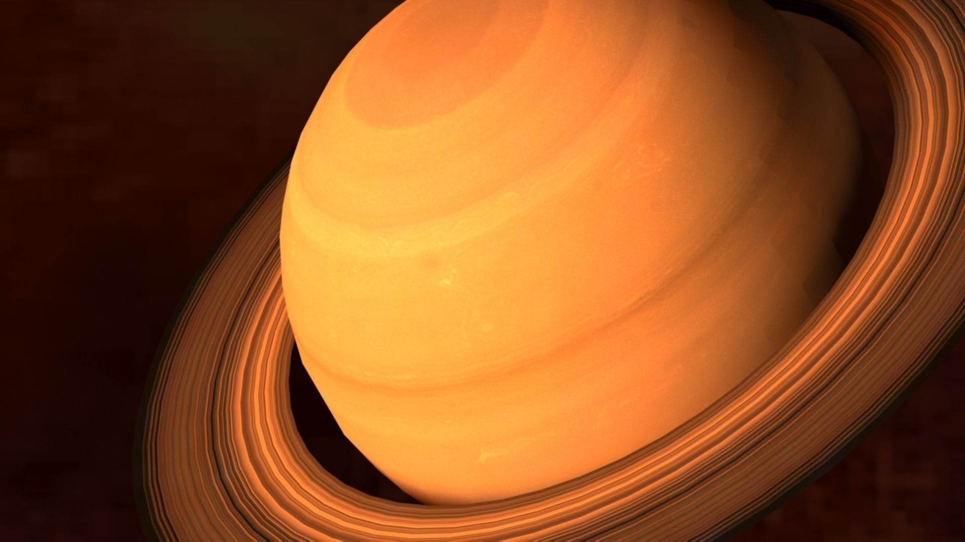 Solar System Scifi LowPoly Low-poly 3D model_3