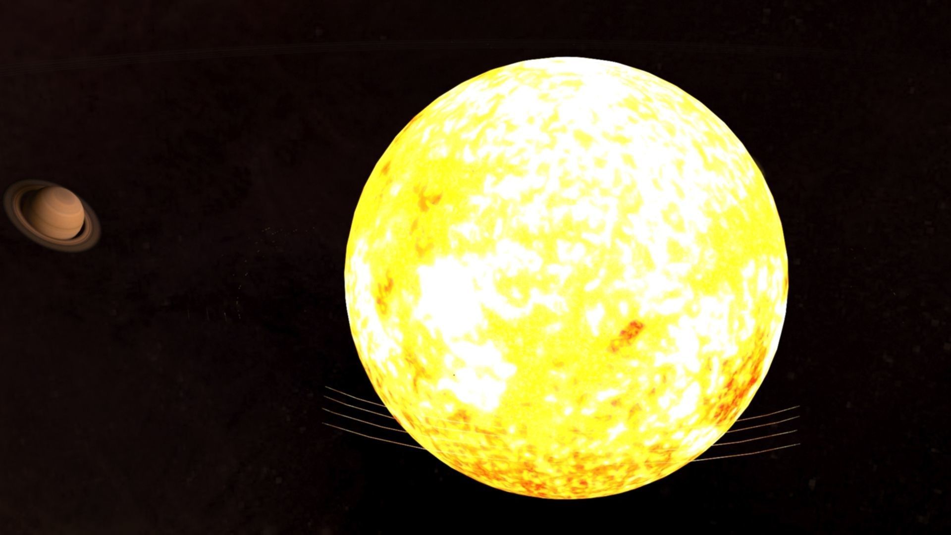 Solar System Scifi LowPoly Low-poly 3D model_11