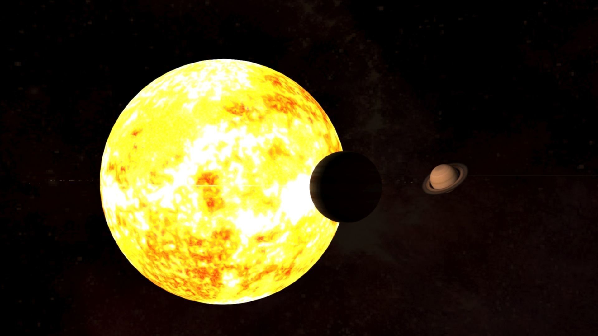 Solar System Scifi LowPoly Low-poly 3D model_9