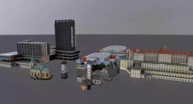 Karlovy Vary Buildings  Pack