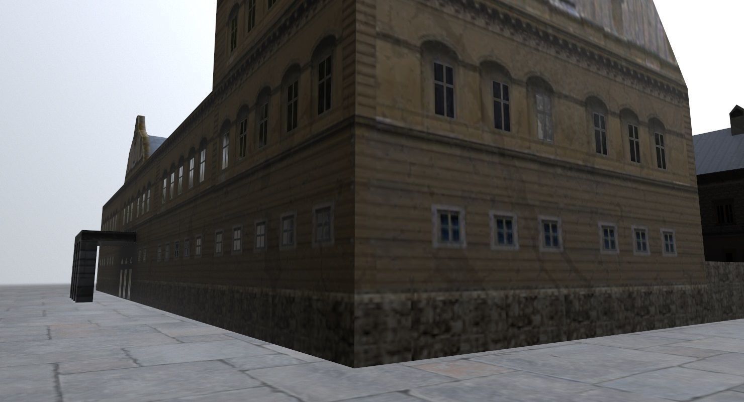 Karlovy Vary Zamek Struzna Low-poly 3D model_4